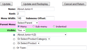 Dropdown Menu Builder